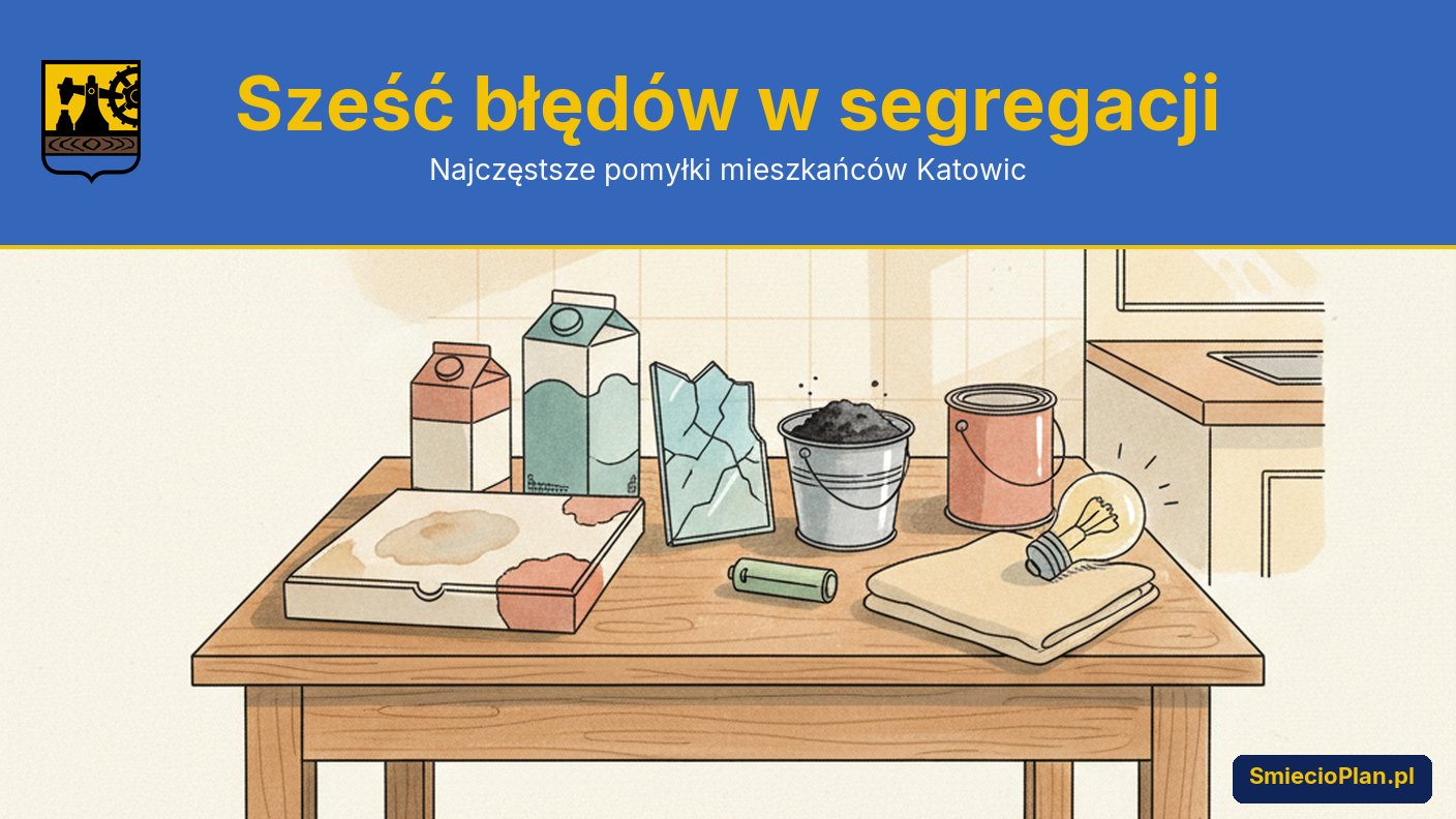 Jak segregować odpady w Katowicach — najczęstsze błędy i triki
