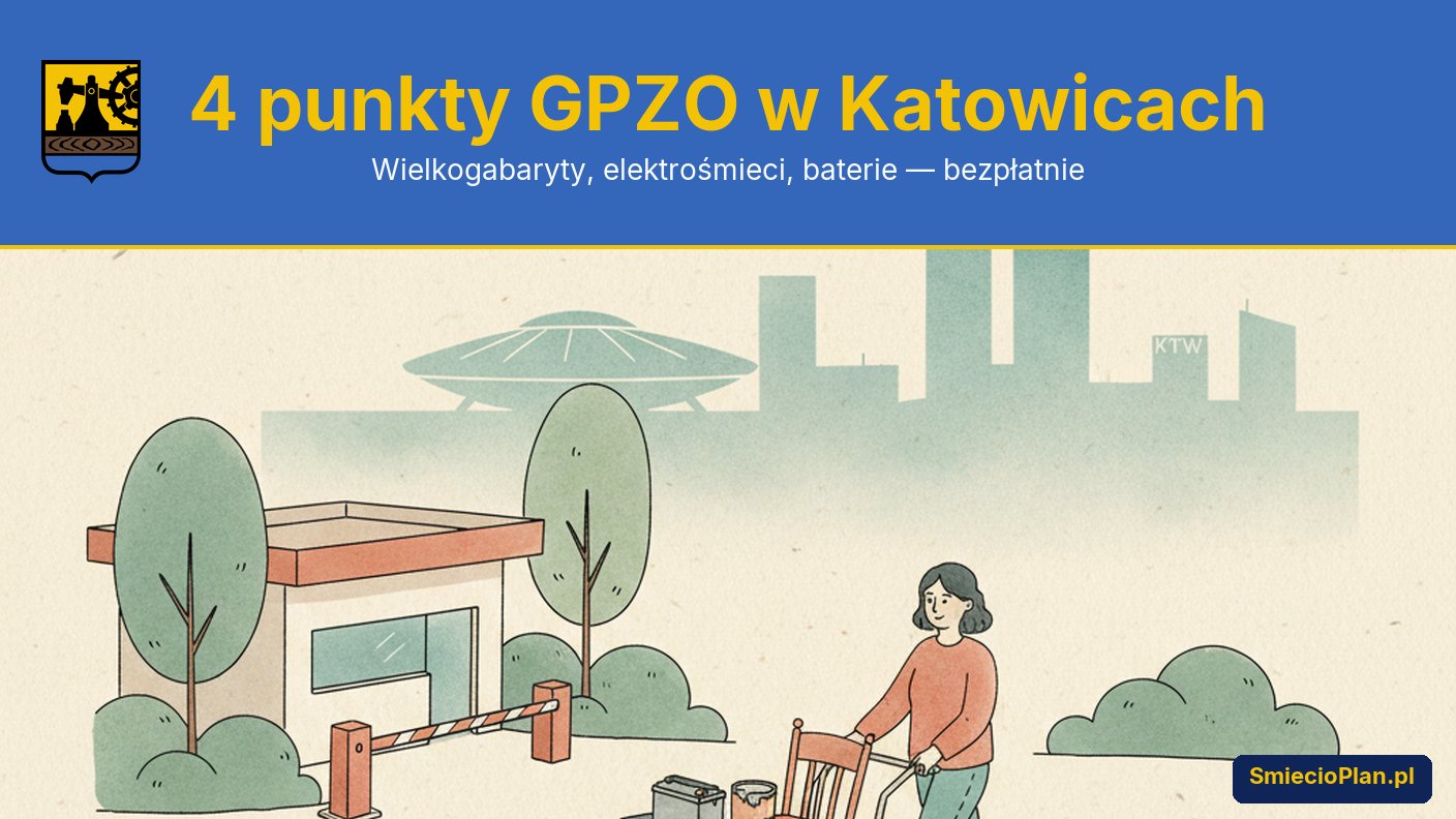 GPZO Katowice 2026 — przewodnik po 4 punktach selektywnej zbiórki