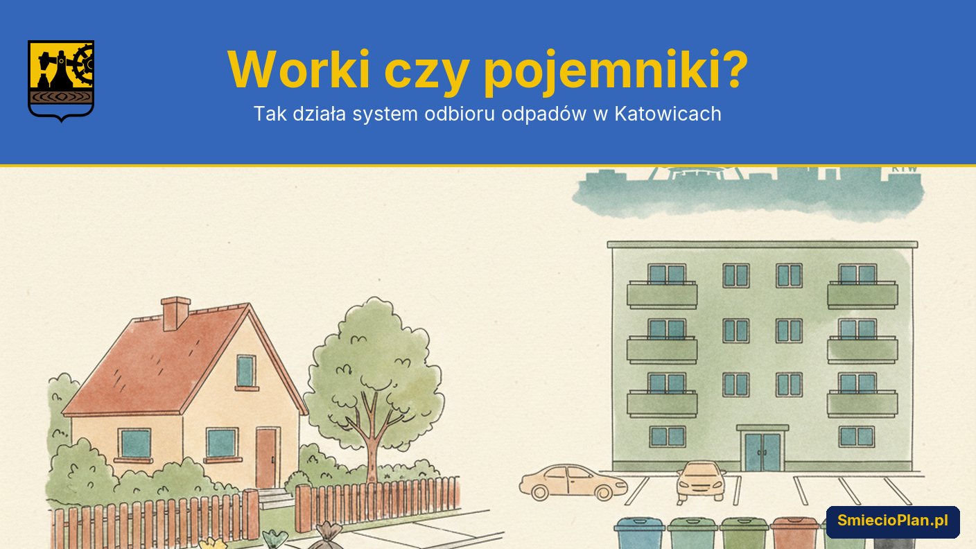 Worki czy pojemniki? Tak działa system odbioru odpadów w Katowicach